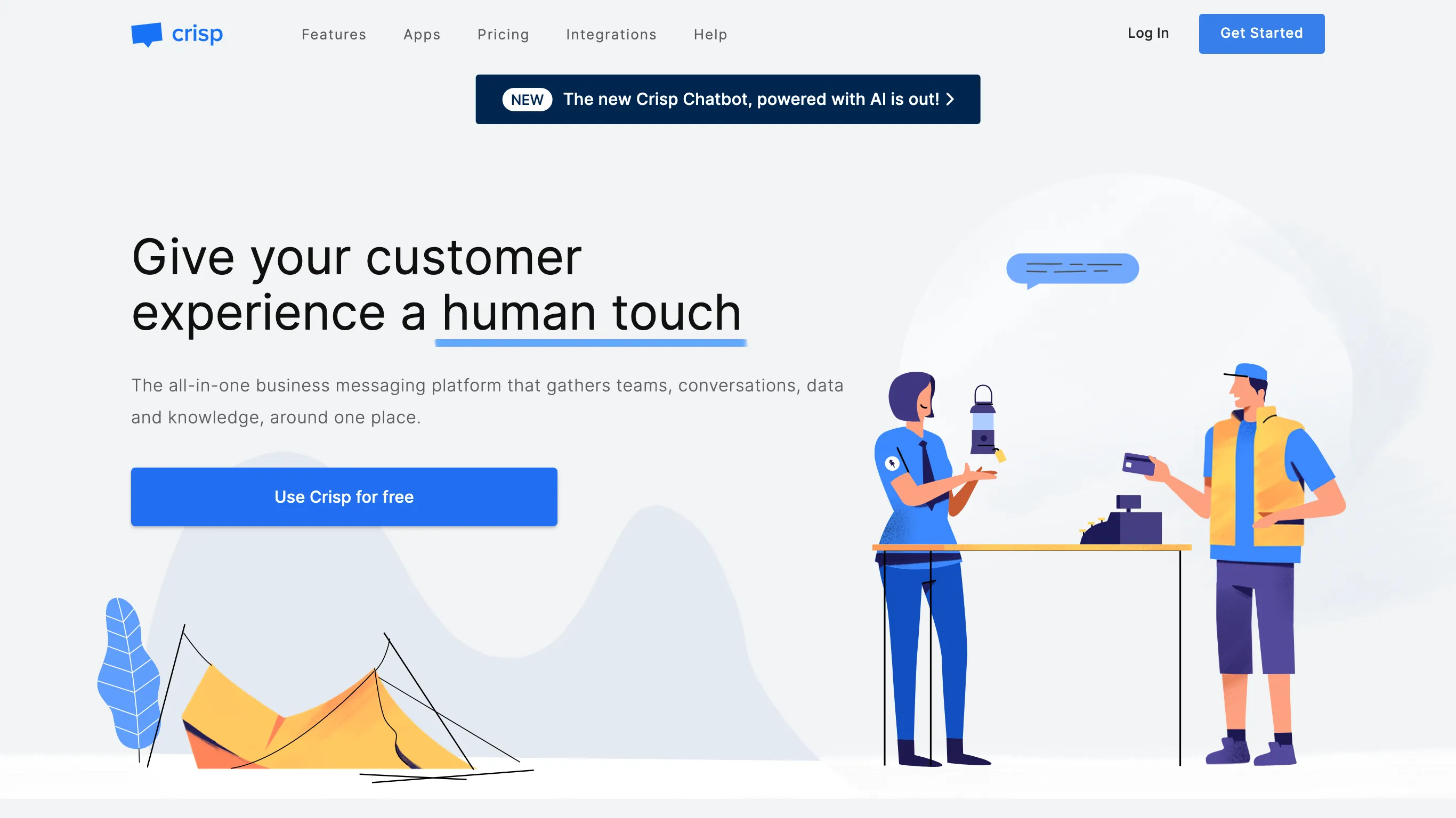 Crisp Chat คือบริการอีเมล แหล่งปิด