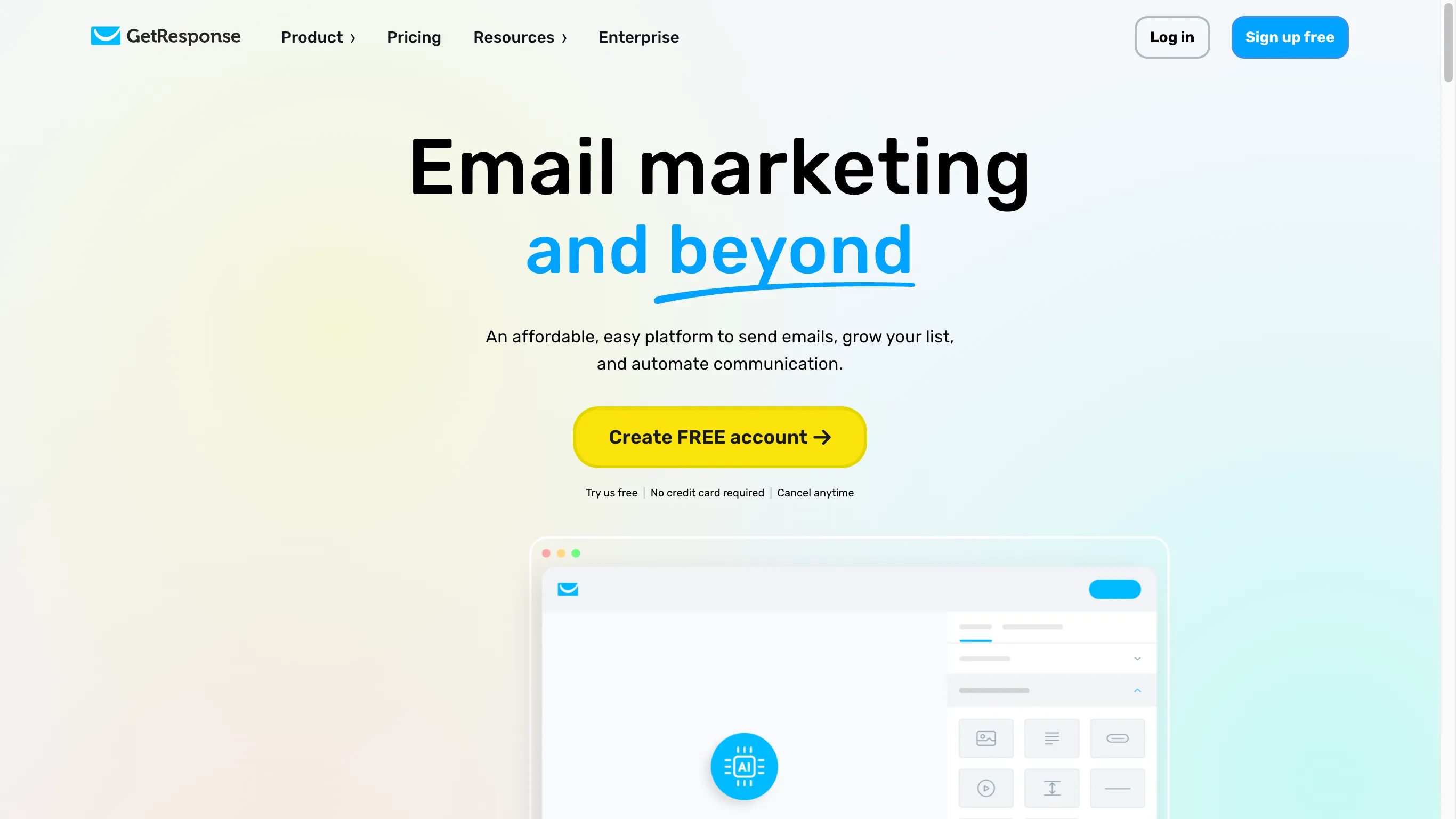 Get Response คือบริการอีเมล แหล่งปิด