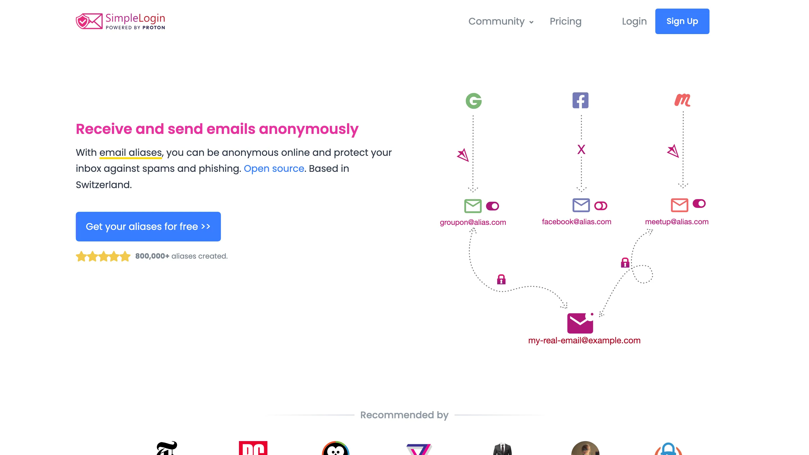 SimpleLogin คือบริการอีเมล โอเพนซอร์ส