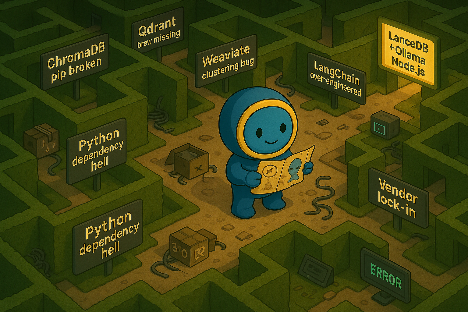 使用LanceDB和Ollama构建隐私优先的AI支持代理